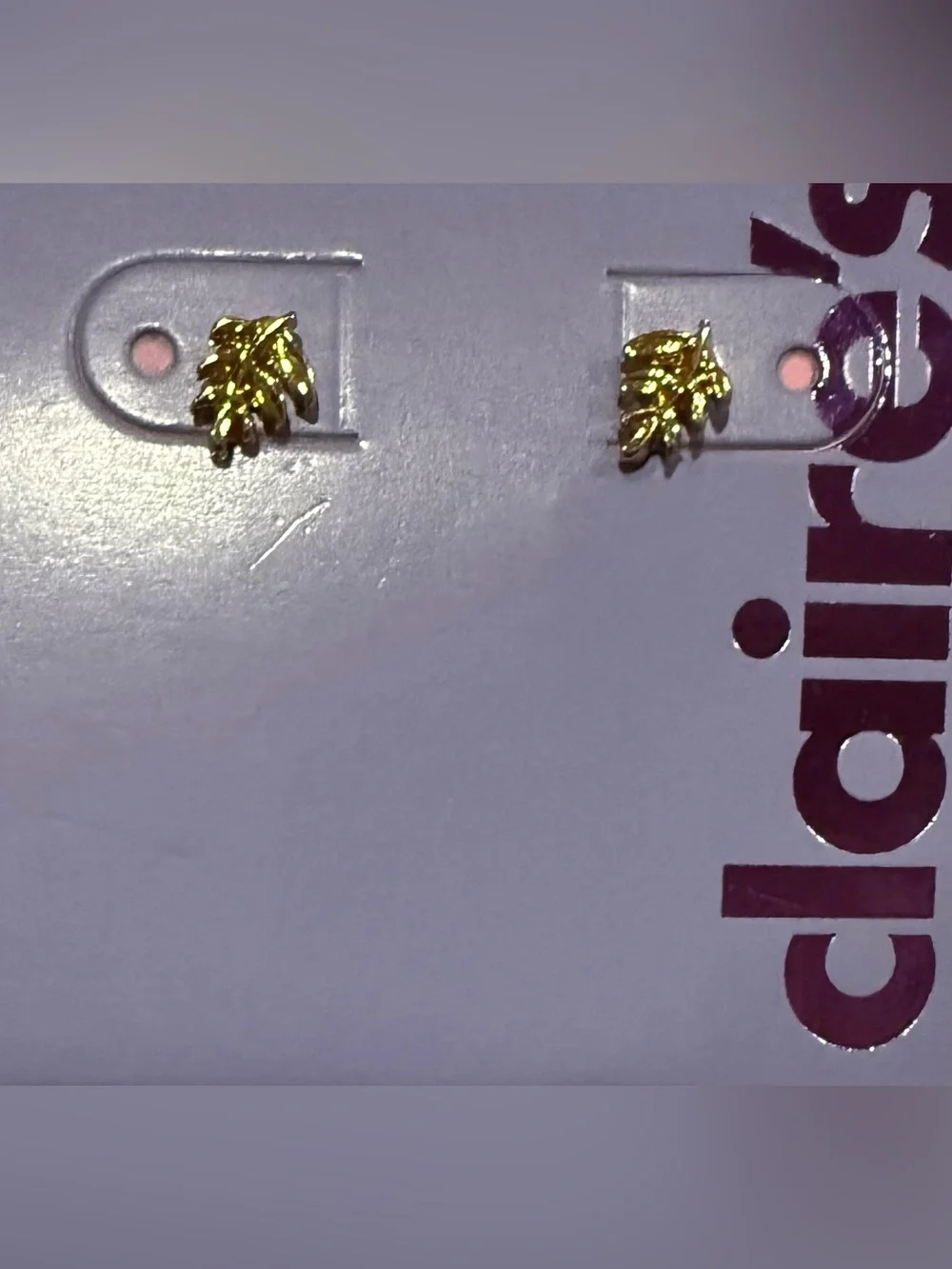 Claire’s Sensitive Solutions 5 Pair Earring Lot NWT Cat Heart Flower Leaf